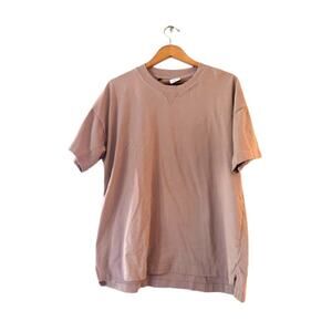 Gymshark Men's Rest Day Essentials T-Shirt XL Brown Crew Short Sleeve Oversize